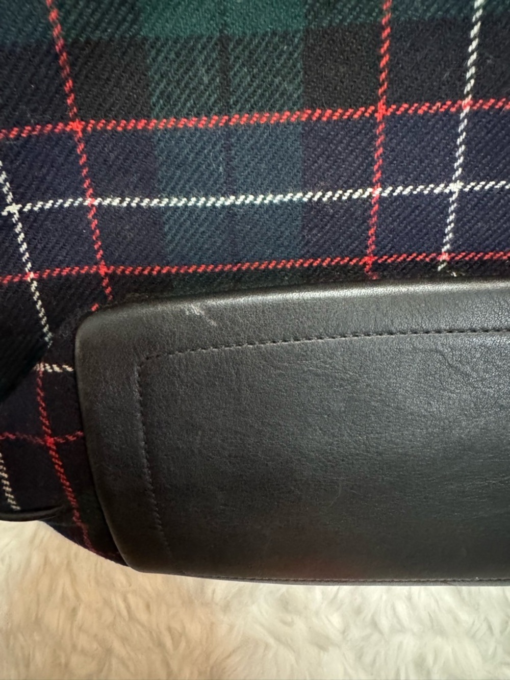 Coach Plaid Tartan Shoulder Bag Y2K Eras - Picture 9 of 13